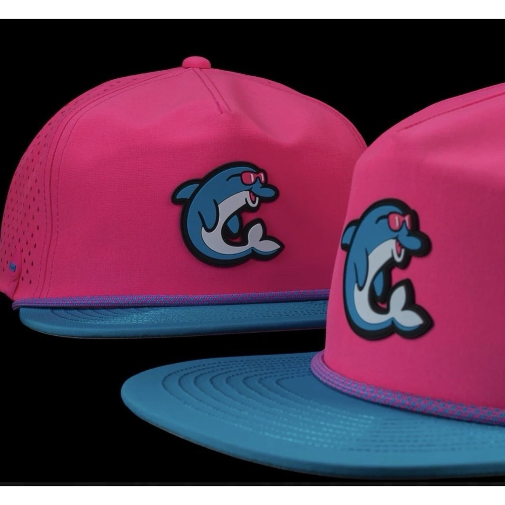 Melin Don't Give A Putt DGAP Coronado Flipper SnapBack Hat Pink Size Classic - Picture 10 of 13